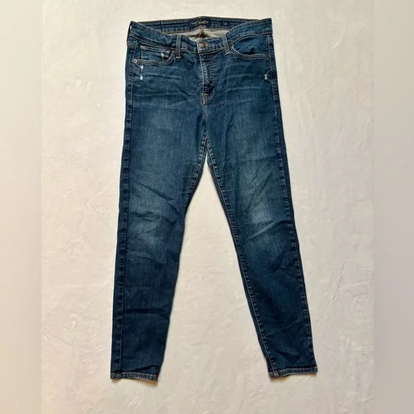 Lucky Brand Ava Straight Ankle Blue Jeans - Picture 3 of 8